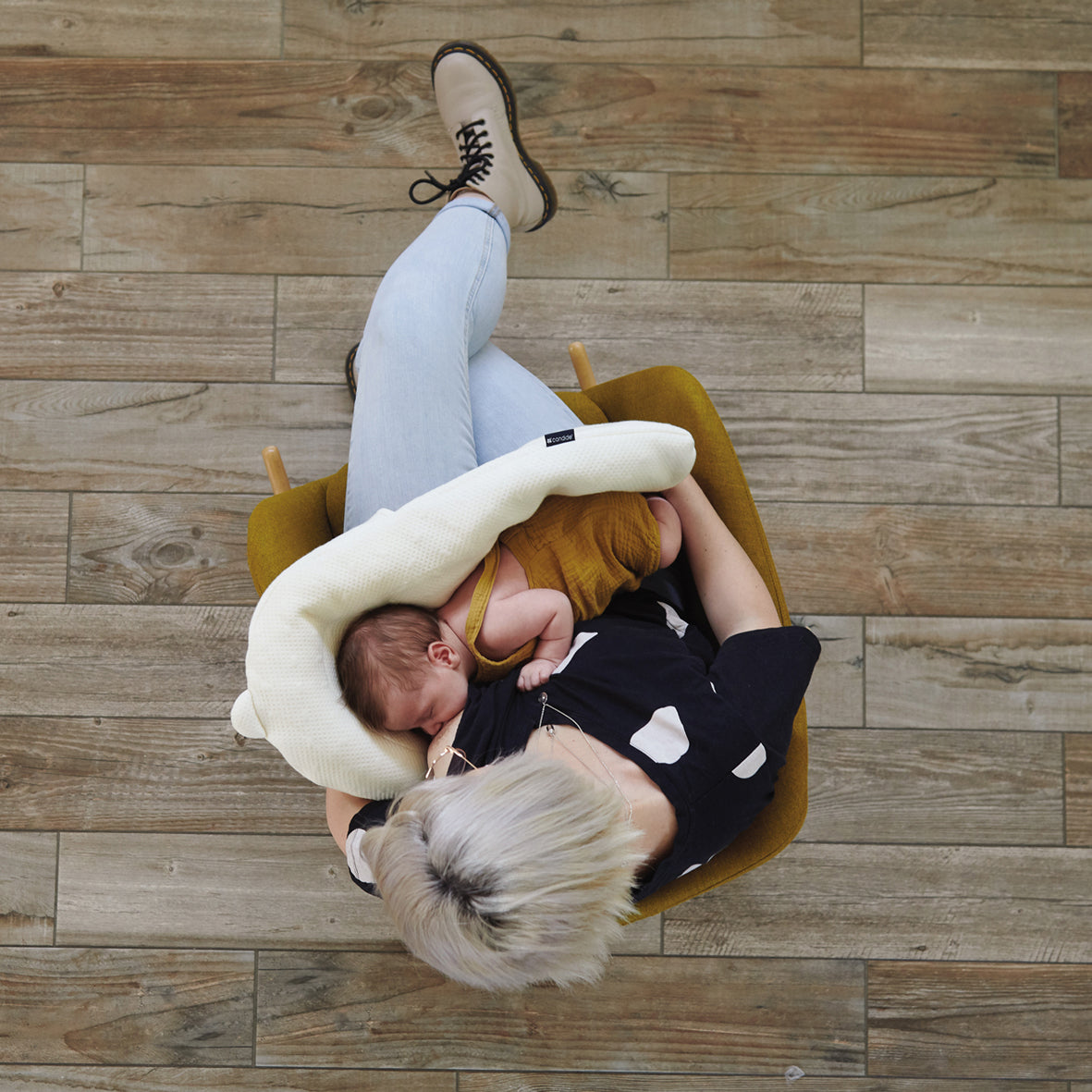 Органична постелка Монтесори Topponcino  Candide