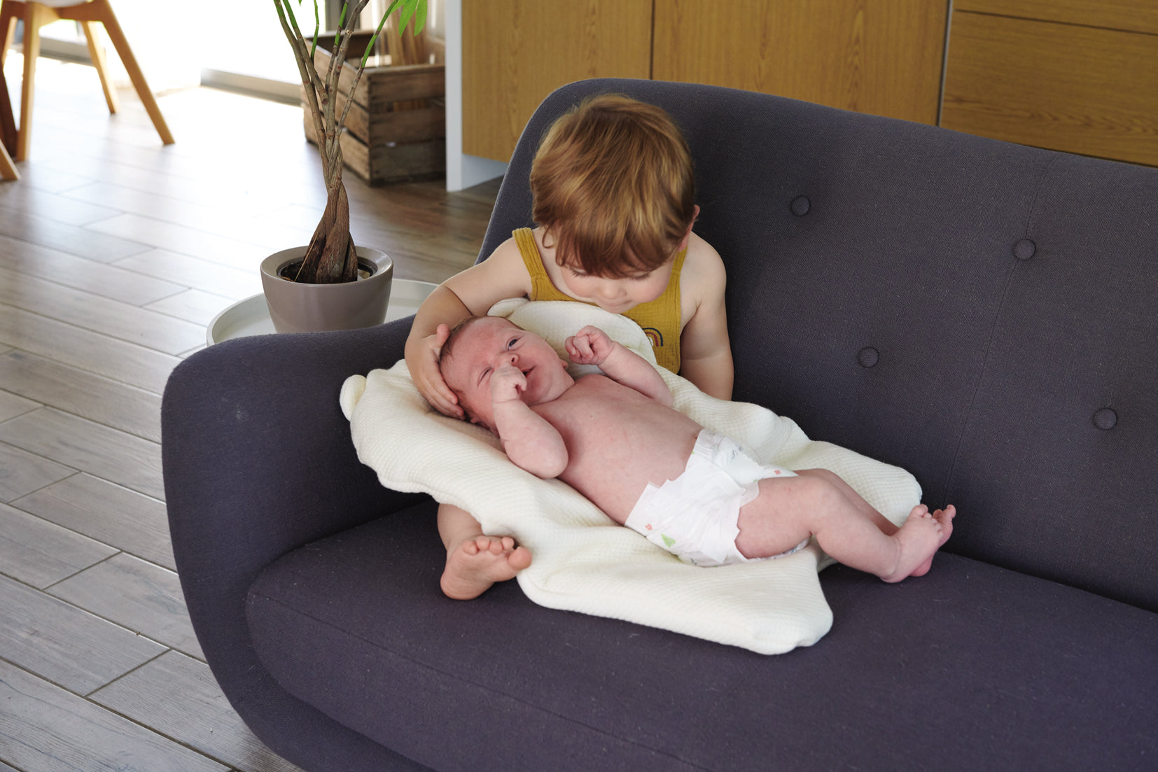 Органична постелка Монтесори Topponcino  Candide