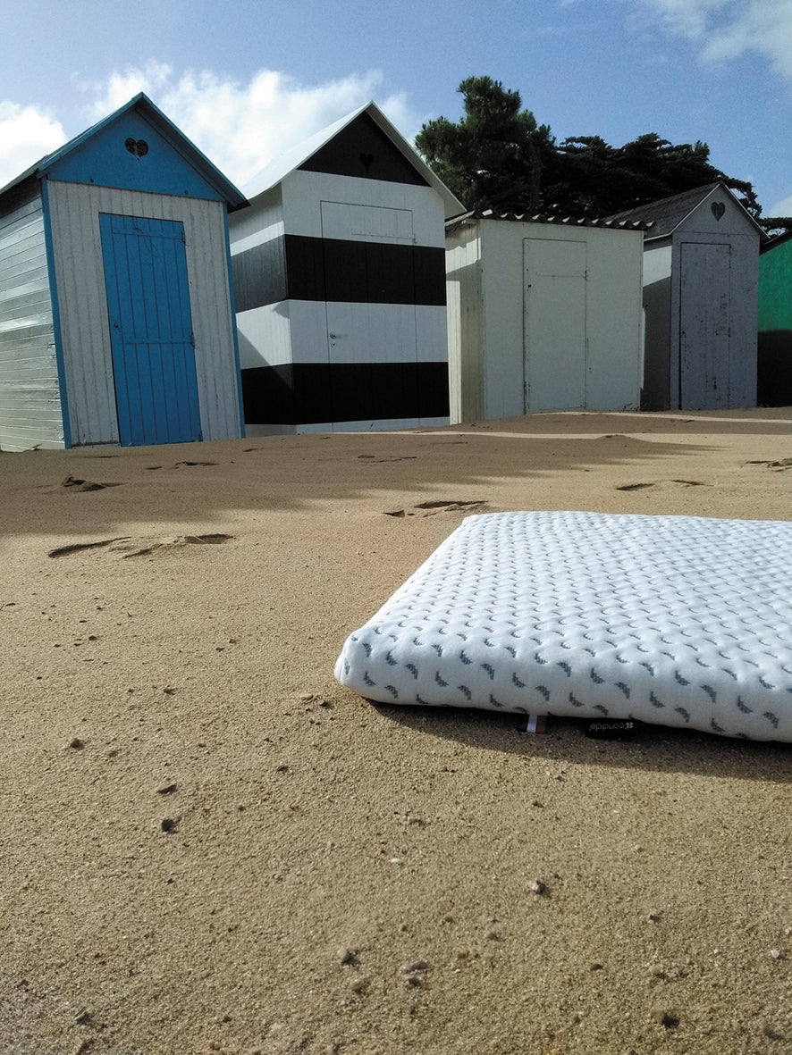 Матрак за пътуване Ocean Friendly изработен от рециклирана пластмаса, събрана от океана 60X120См (4См Дебелина) Candide