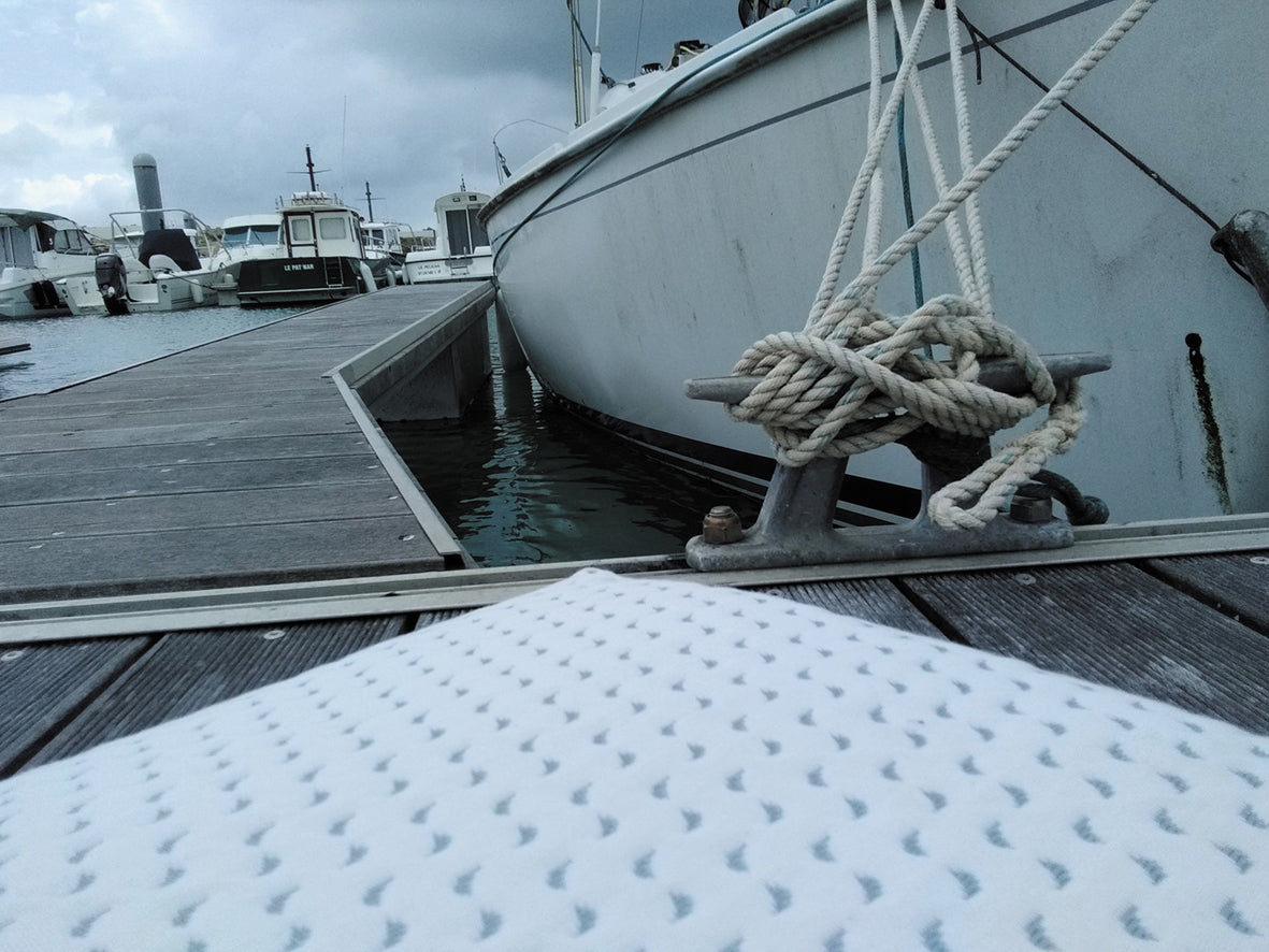 Матрак за пътуване Ocean Friendly изработен от рециклирана пластмаса, събрана от океана 60X120См (4См Дебелина) Candide