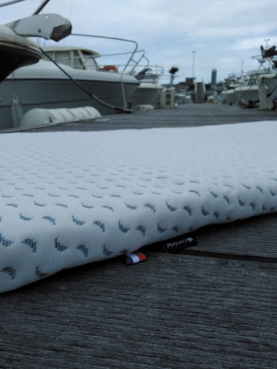 Матрак за пътуване Ocean Friendly изработен от рециклирана пластмаса, събрана от океана 60X120См (4См Дебелина) Candide