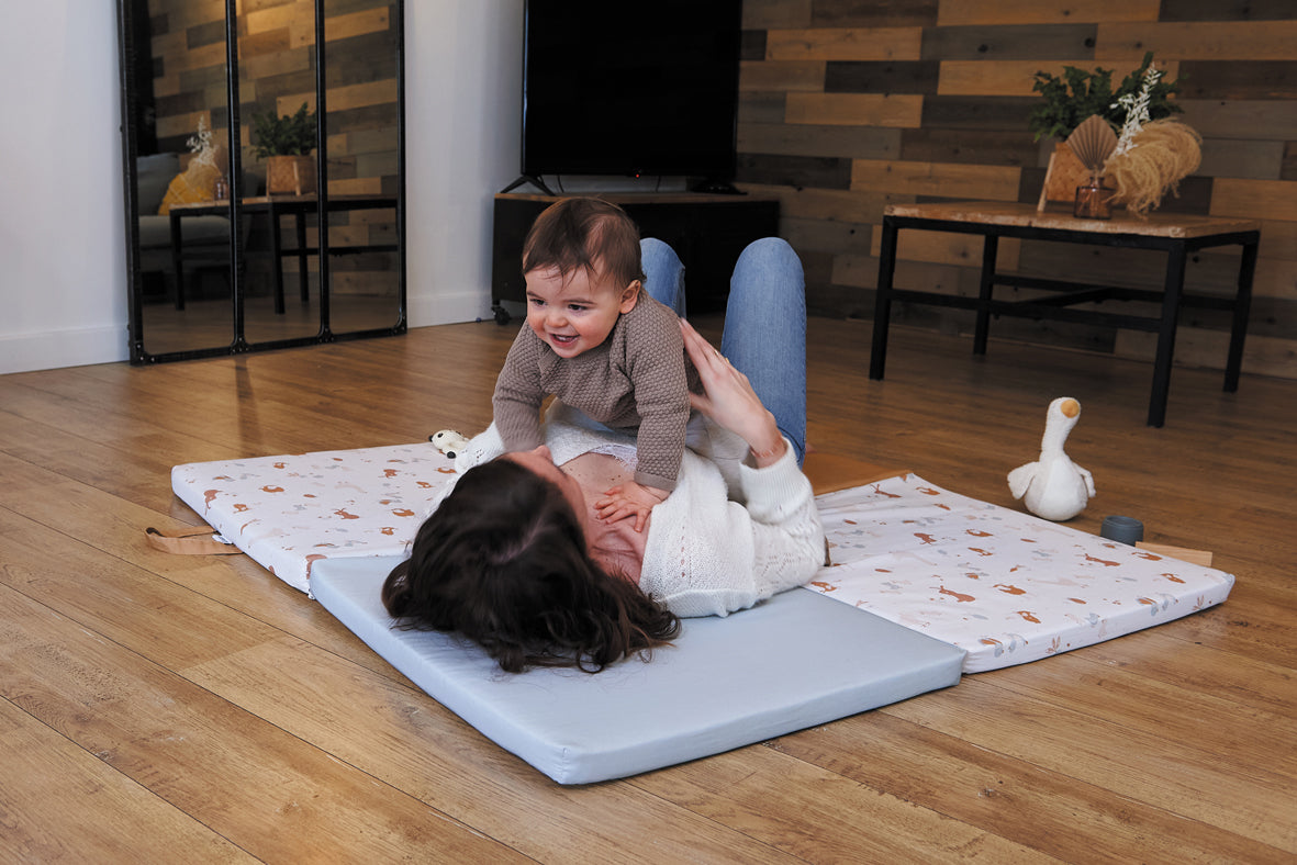 Интелигентна Постелка 3В1-Постелка За Игра, Подвижен Матрак И Барбарон, Малък Фермер Tineo