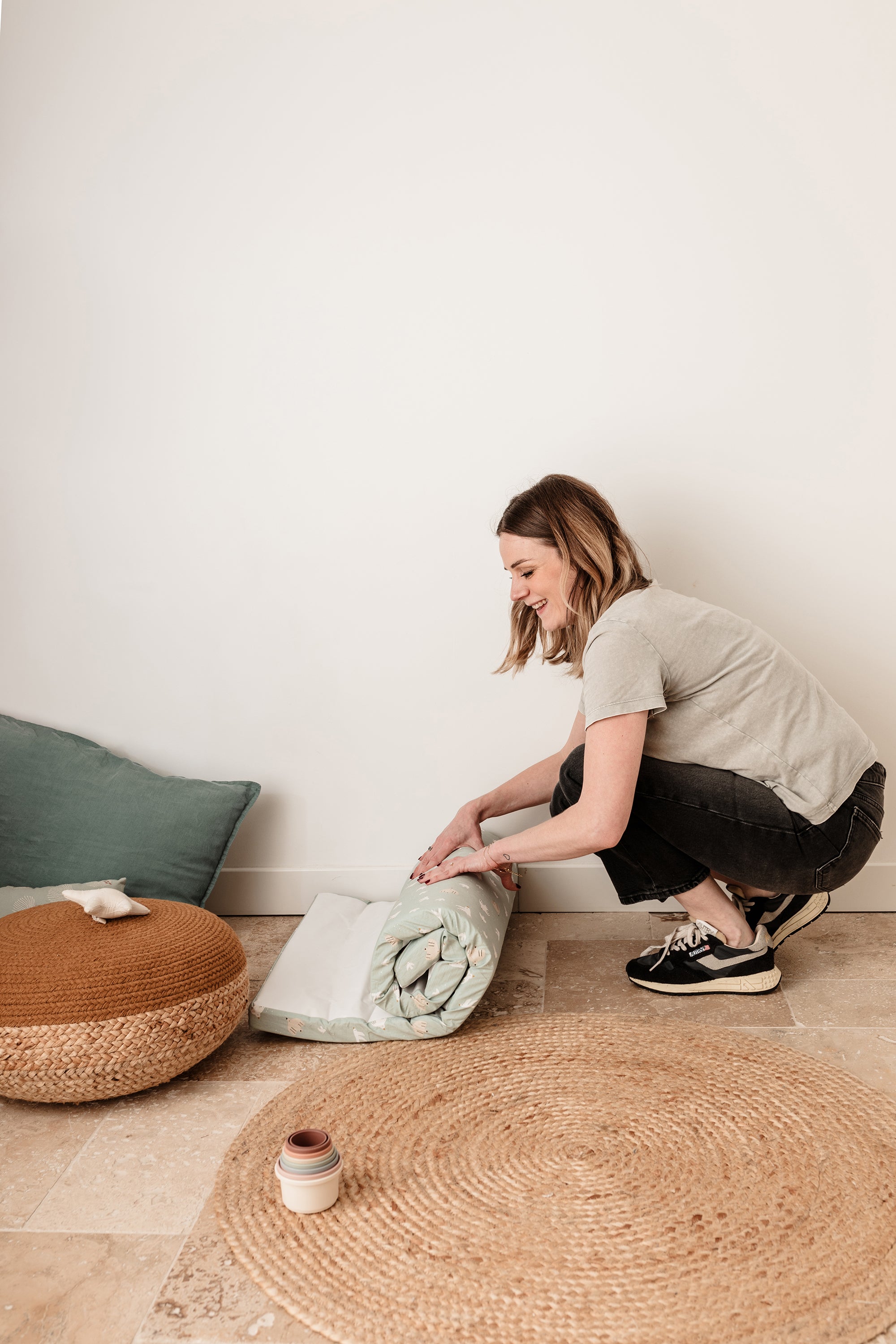 Бебешки матрак за пътуване 60x120 см – Over The Sea от Tineo