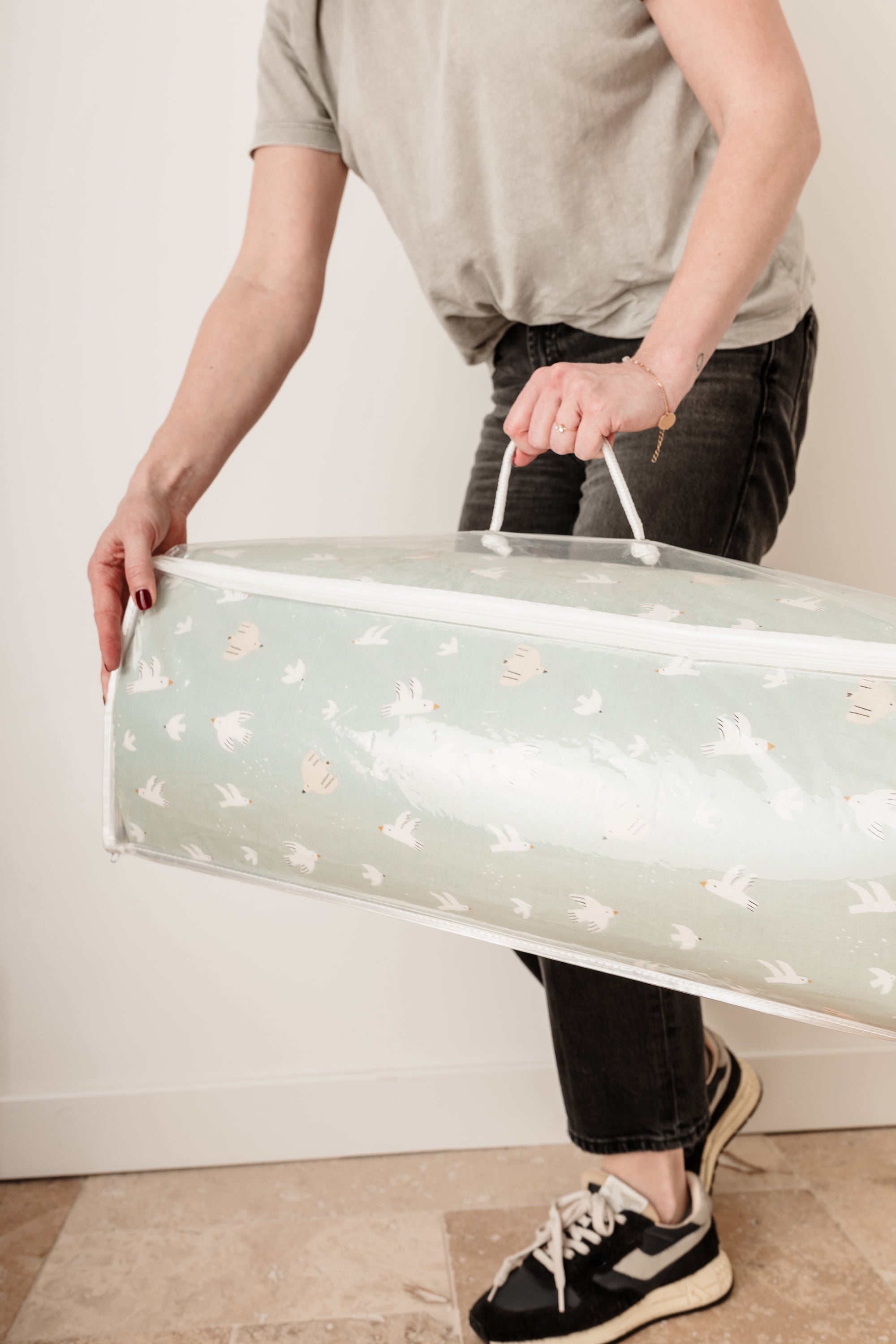 Бебешки матрак за пътуване 60x120 см – Over The Sea от Tineo