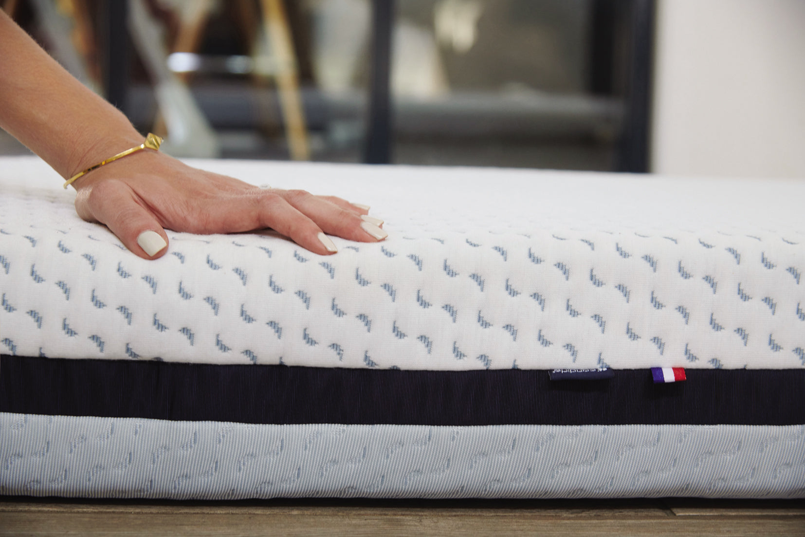 Матрак Ocean Friendly изработен от рециклирана пластмаса, събрана от океана 60X120См (13См Дебелина) Candide