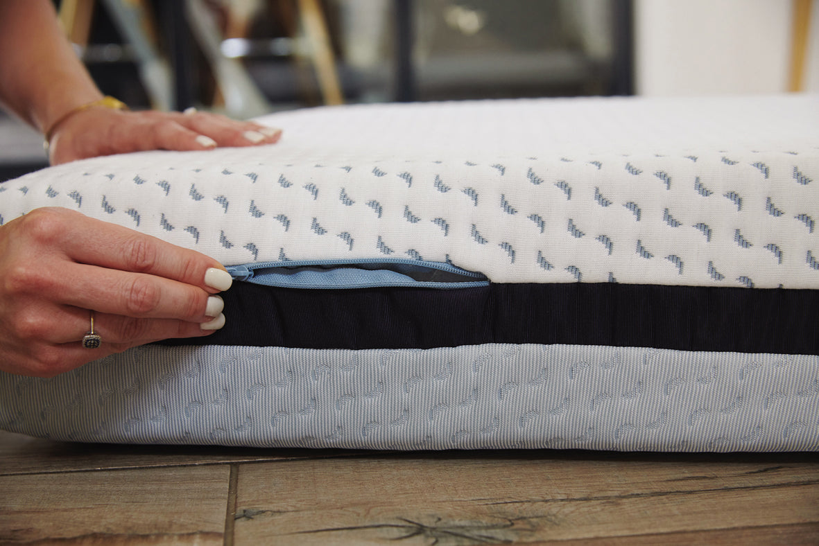 Матрак Ocean Friendly изработен от рециклирана пластмаса, събрана от океана 60X120См (13См Дебелина) Candide