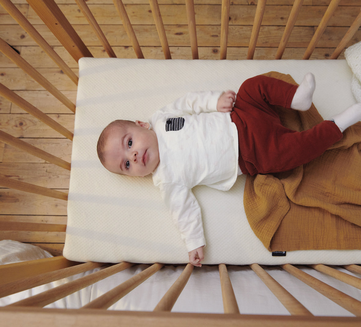 Органичен Матрак за кошара Next to me 50x83см (5см дебелина) Candide