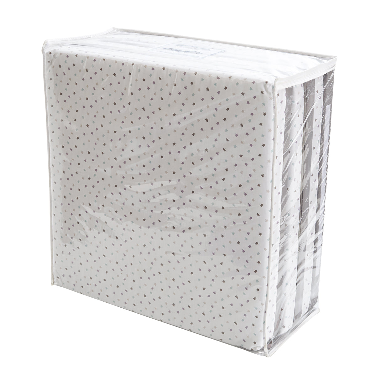 Интелигентна Постелка 5В1-Постелка За Игра, Подвижен Матрак, Барбарон, Тунел И Къща Сиво/Бяла Candide