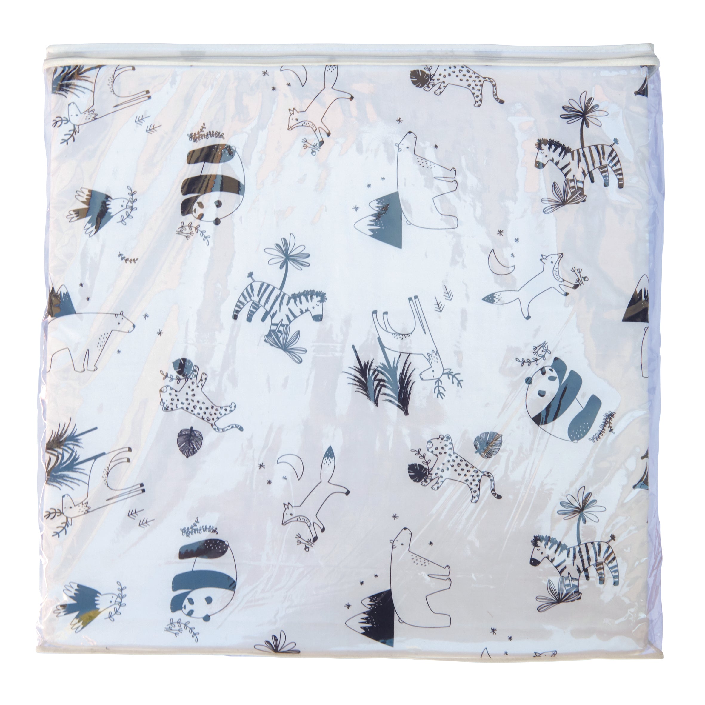 Интелигентна Постелка 5В1-Постелка За Игра, Подвижен Матрак, Барбарон, Тунел И Къща Черно/Бяла Candide