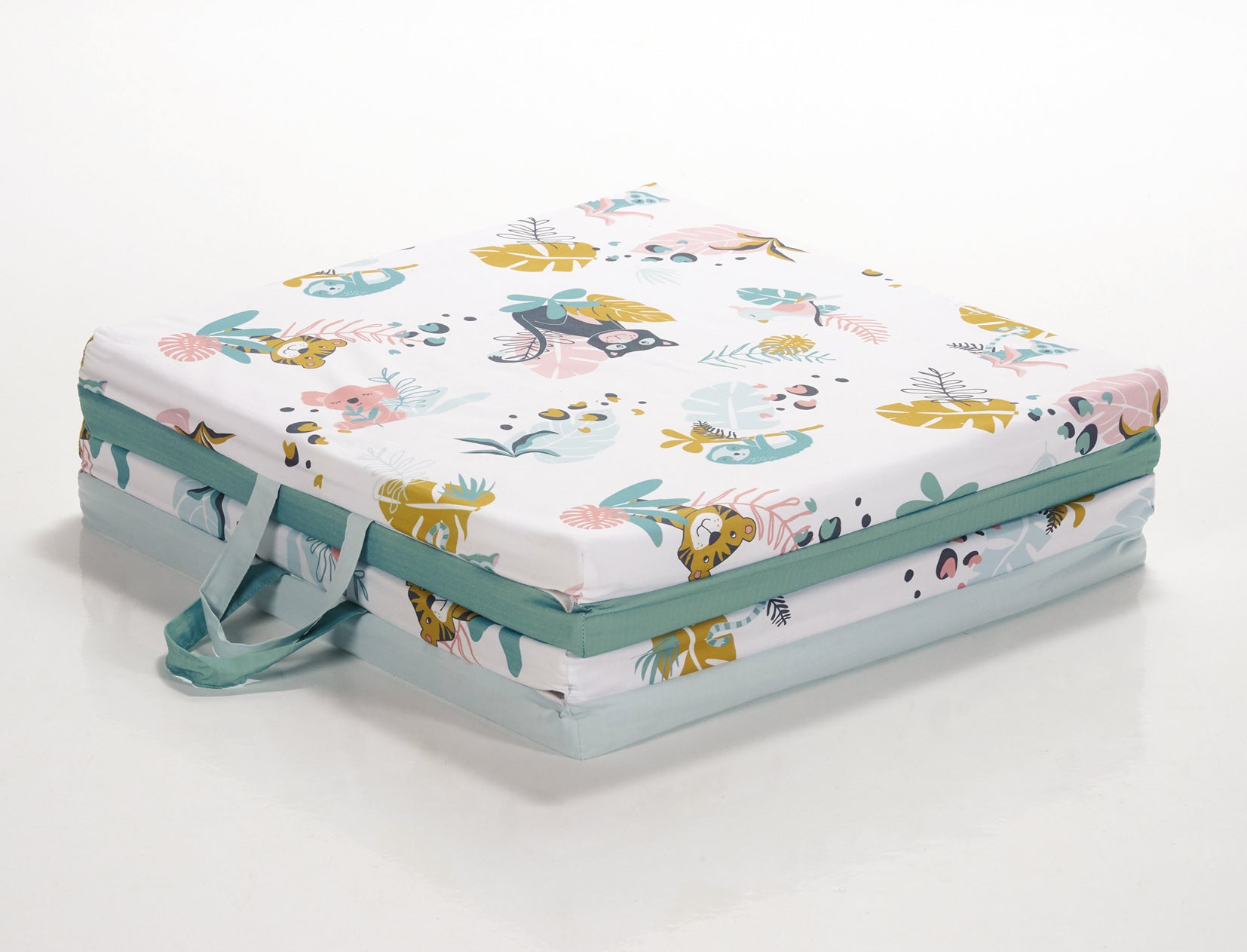 Интелигентна Постелка 3В1-Постелка За Игра, Подвижен Матрак И Барбарон Jungle Tineo