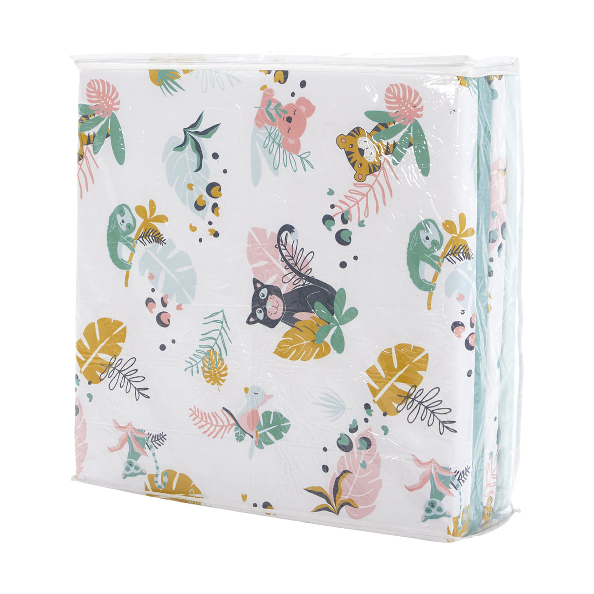 Интелигентна Постелка 3В1-Постелка За Игра, Подвижен Матрак И Барбарон Jungle Tineo