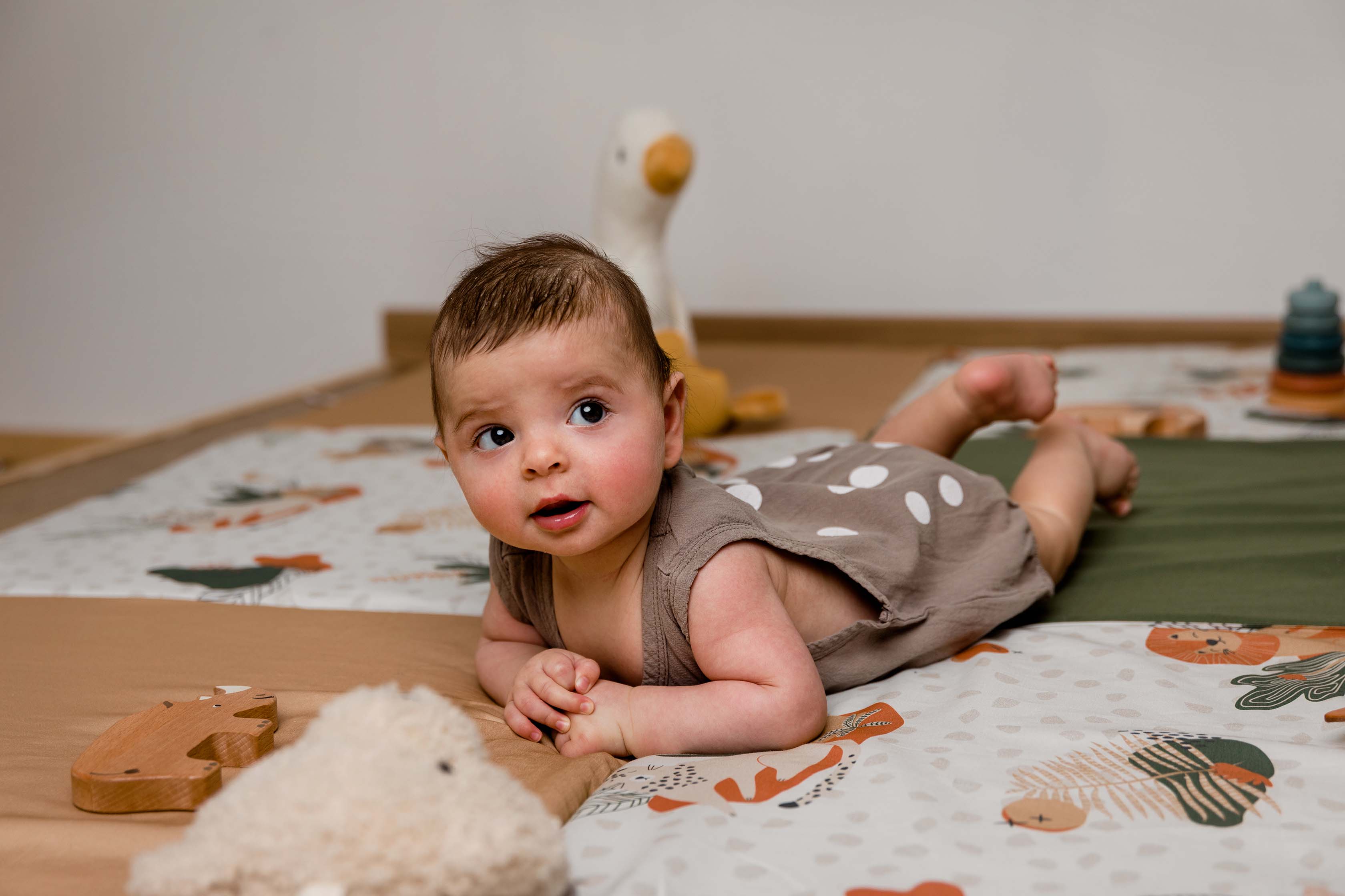 Интелигентна Постелка 5в1 Постелка За Игра, Подвижен Матрак, Барбарон, Тунел И Къща Амазонка Tineo