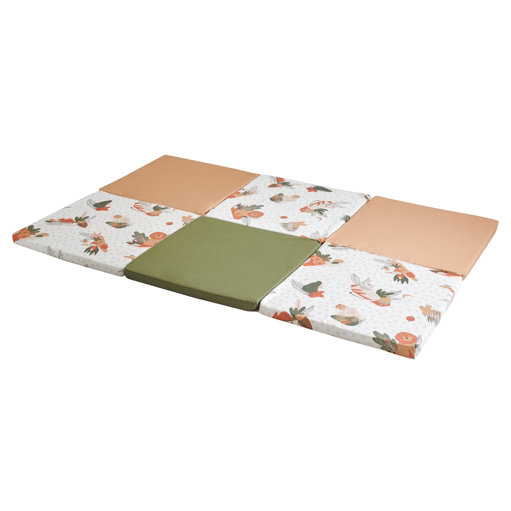 Covoraș de joacă Smart Mat 5 în 1, saltea detașabilă, tarc, tunel și casă Amazon Tineo