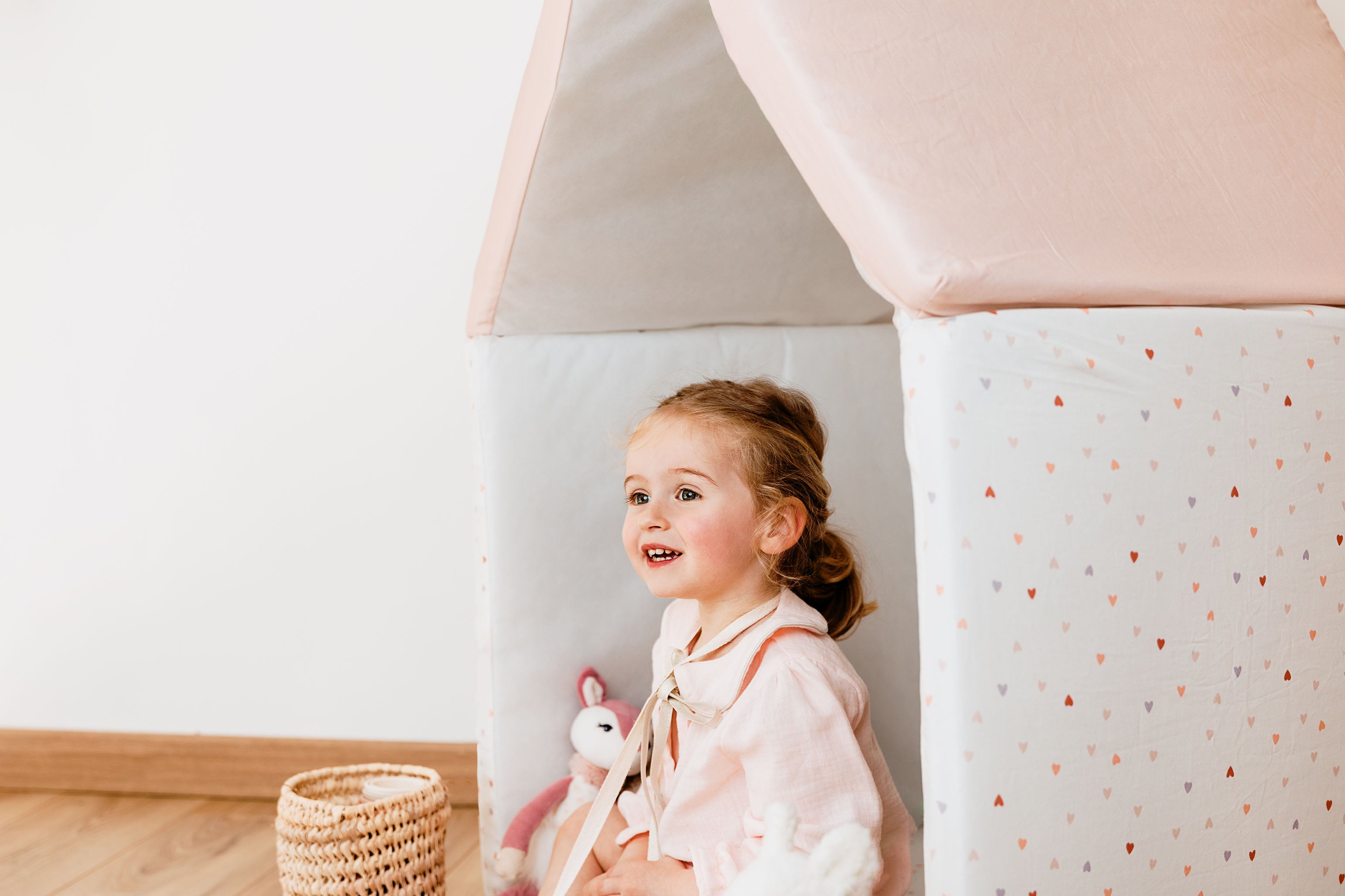 Интелигентна Постелка 5в1 Постелка За Игра, Подвижен Матрак, Барбарон, Тунел И Къща Сърца Tineo