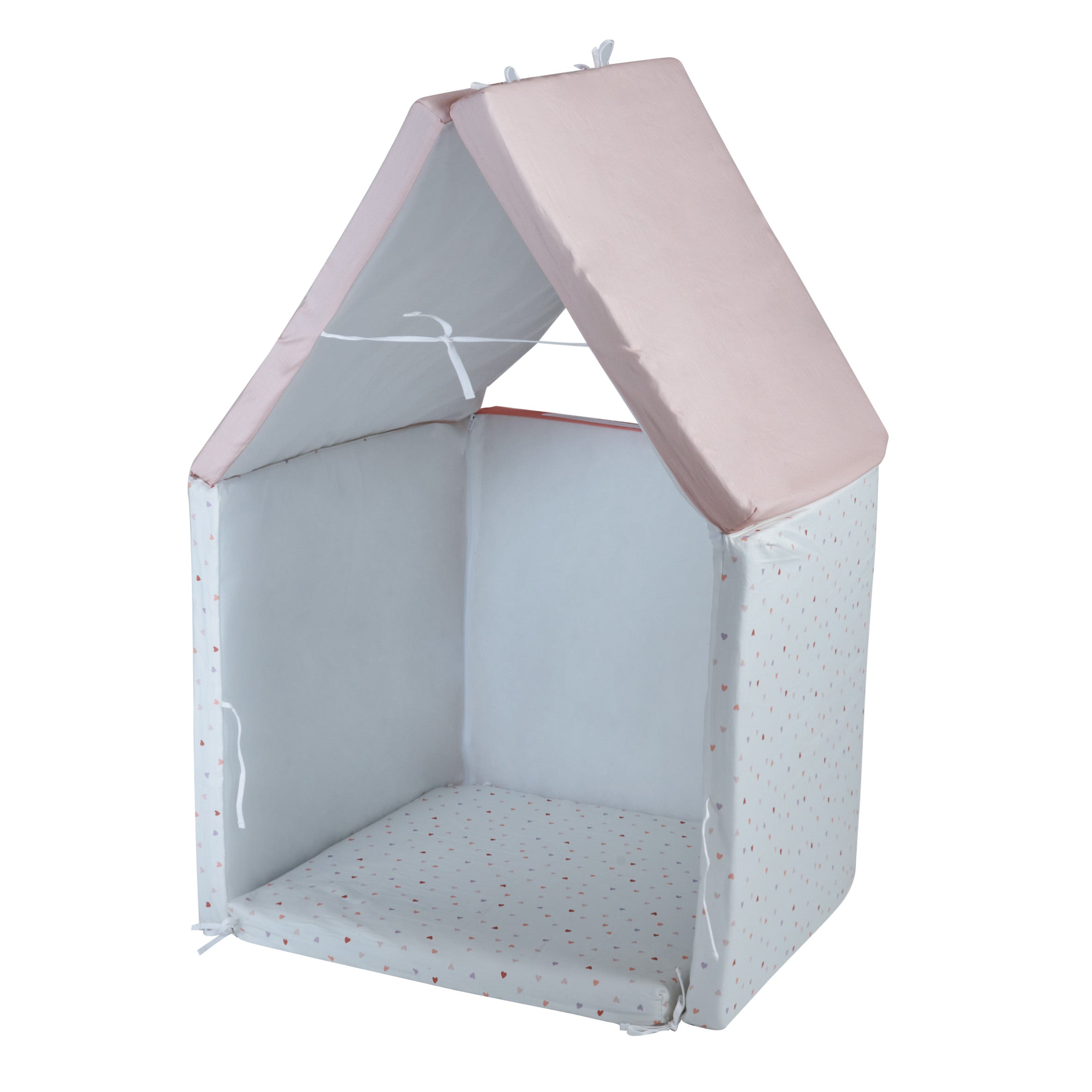 Интелигентна Постелка 5в1 Постелка За Игра, Подвижен Матрак, Барбарон, Тунел И Къща Сърца Tineo