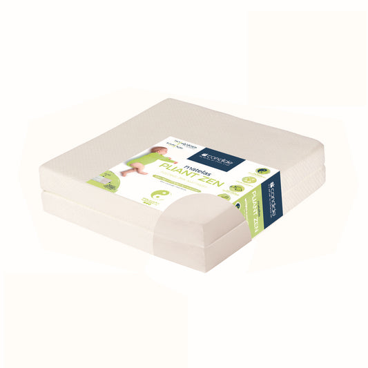 Сгъваем Бебешки Матрак 2 Части Дзен С Бамбуково Покритие 60x120См (7См Дебелина) Candide