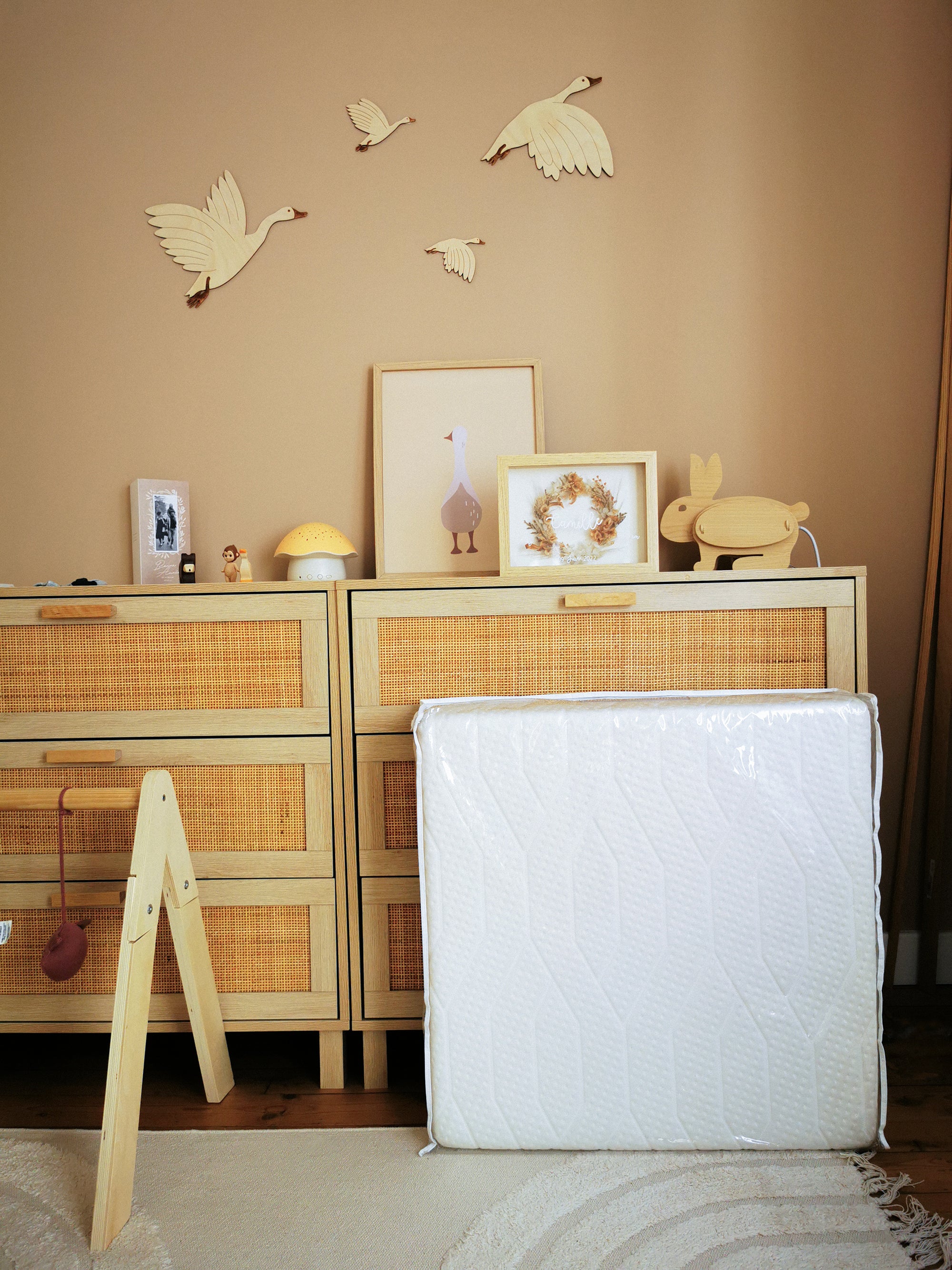 Сгъваем Бебешки Матрак 2 Части Дзен С Бамбуково Покритие 60x120См (7См Дебелина) Candide