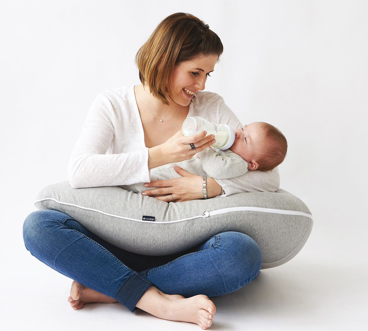 Multirelax Възглавница За Майчинство И Кърмене 3В1 Сив Candide