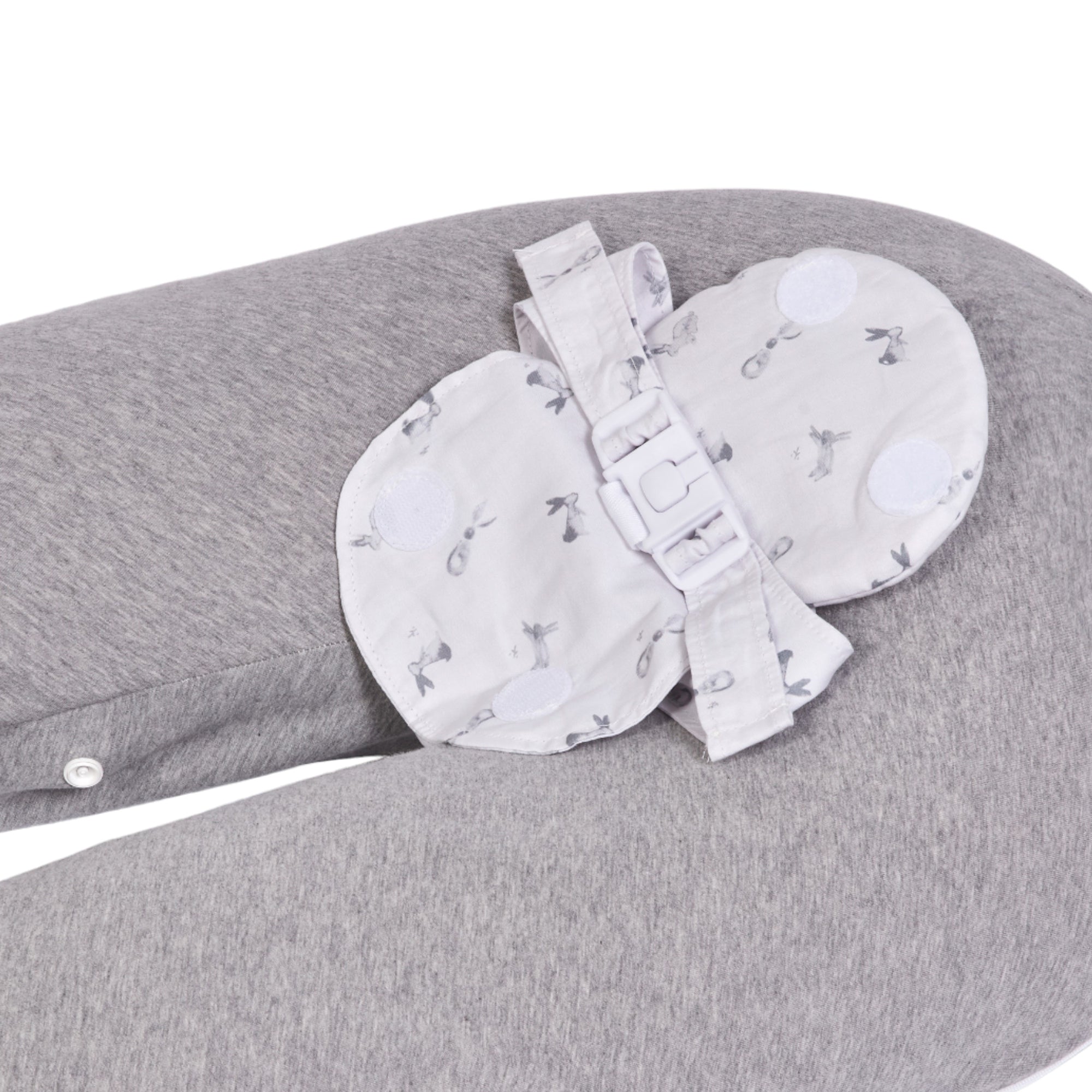 Multirelax Възглавница За Майчинство И Кърмене 3В1 Сиви Зайчета Candide