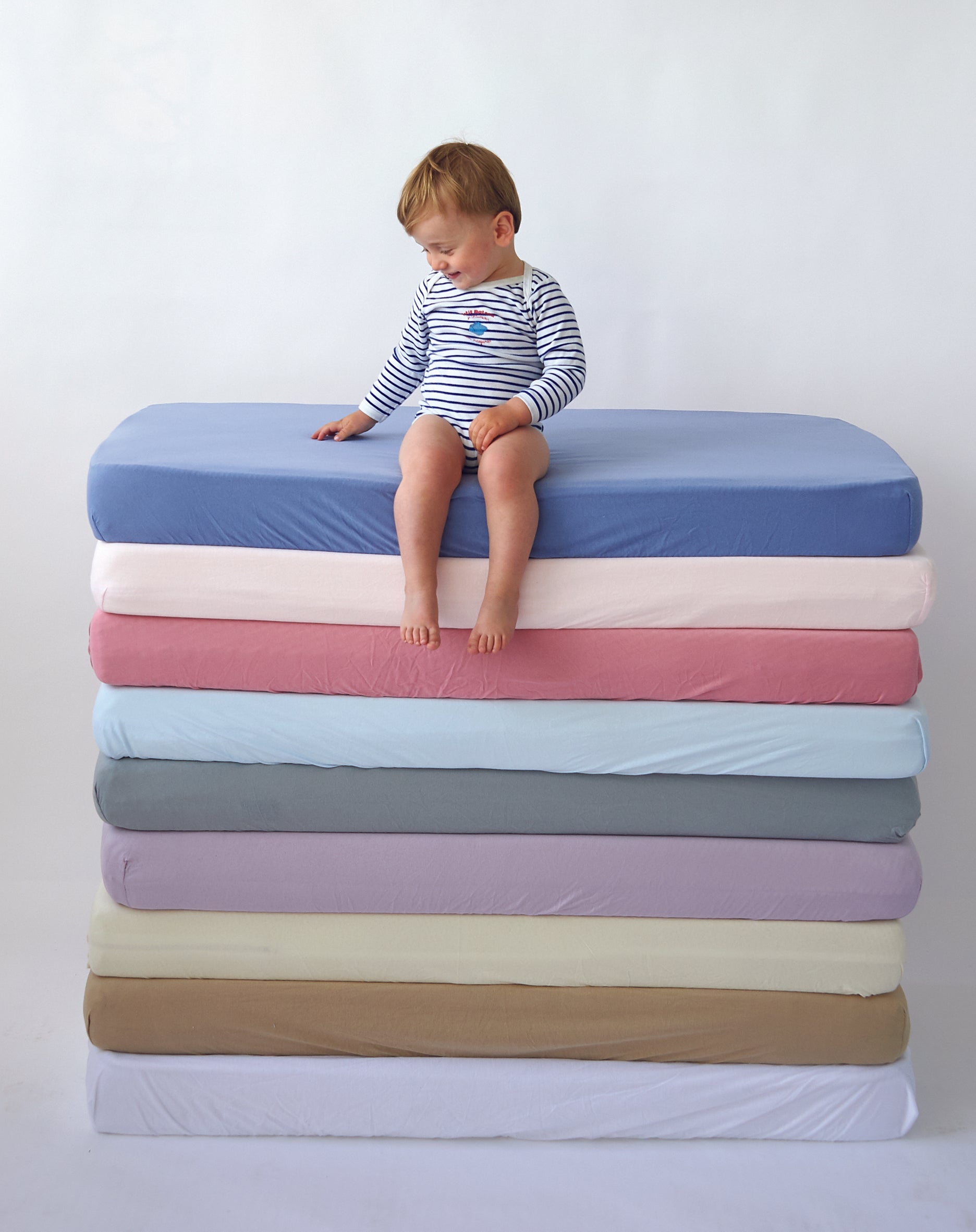 Чаршаф С Ластик Небесно Синьо 60X120См Candide