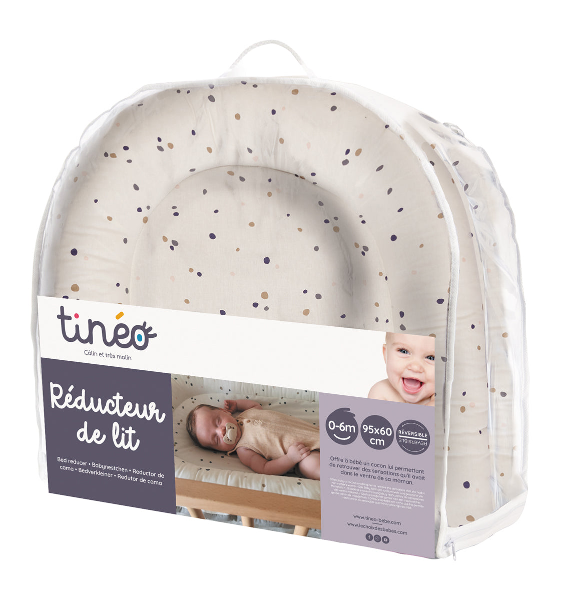 Бебешко Гнездо С 2 Лица Бежово 95x60cm Tineo