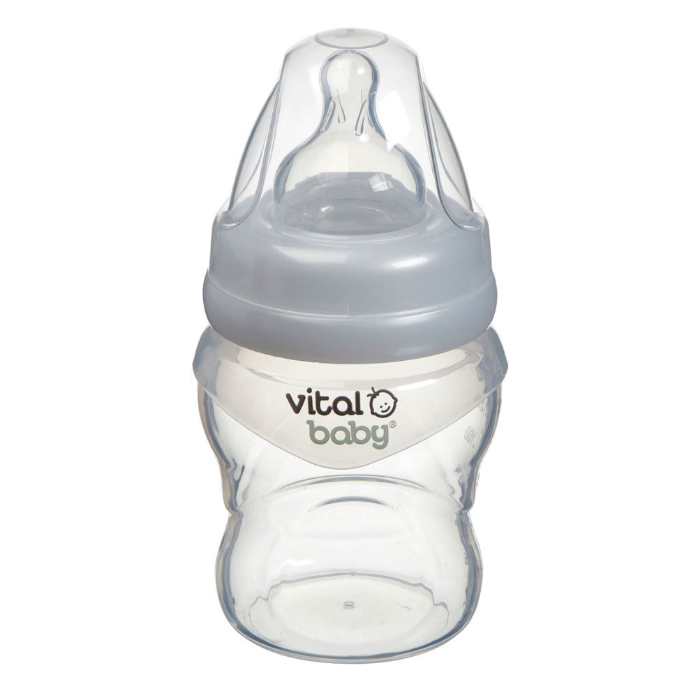 Silicone feeding bottle Anti-Colic 150 ml. 0+ Vital Baby