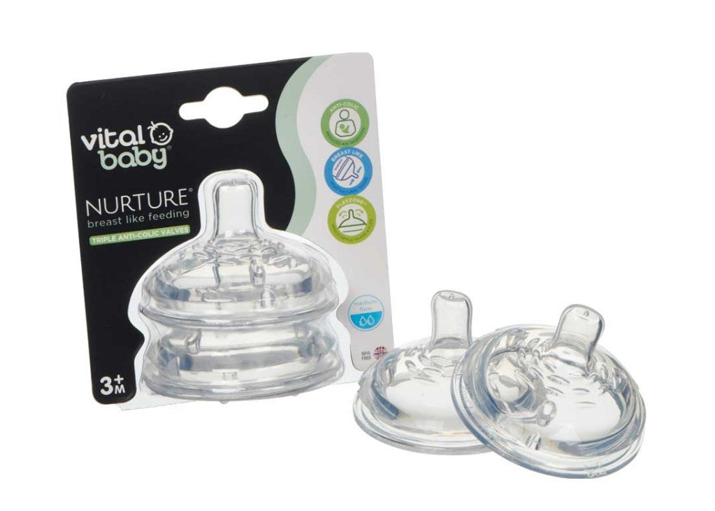 Силиконови биберони 3+ месеца Vital Baby