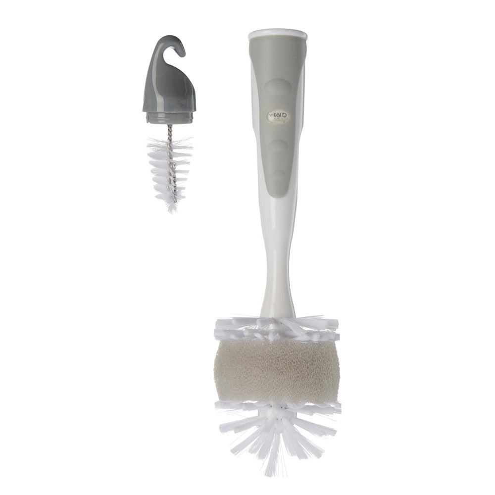 2in1 Universal Brush for Baby Bottles and Teats Vital Baby