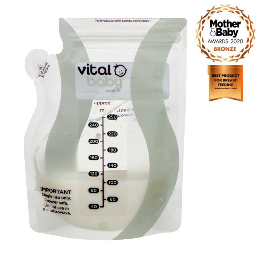 Saci de depozitare a laptelui matern Vital Baby