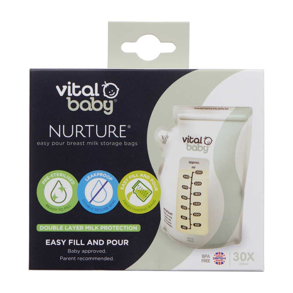 Пликчета за съхранение на кърма Vital Baby