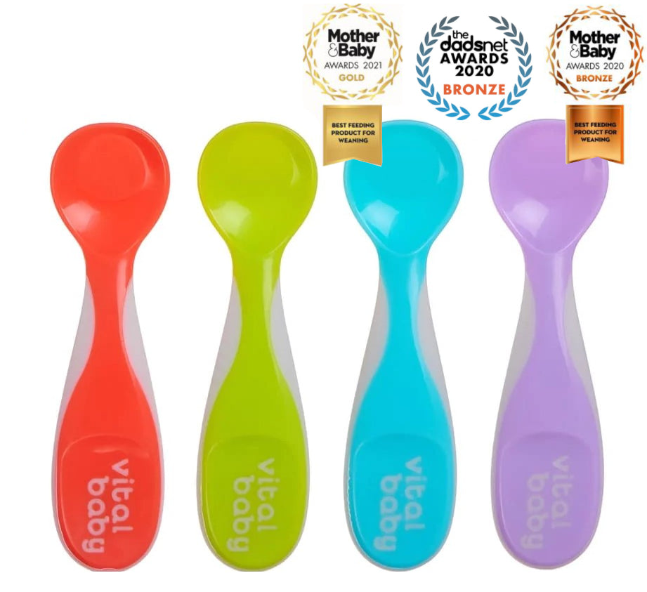 Специални лъжички за самостоятелно хранене Vital Baby