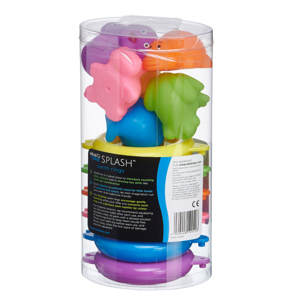 Играчки за баня цветни животни Vital Baby