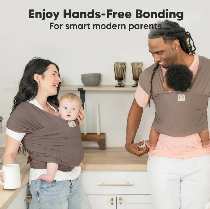 Ергономичен Слинг Кафяв KeaBabies