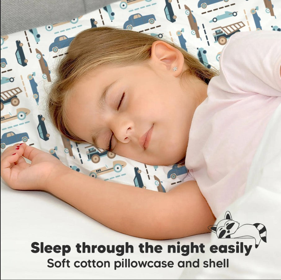 Детска Ергономична Възглавница 33х46см Коли KeaBabies