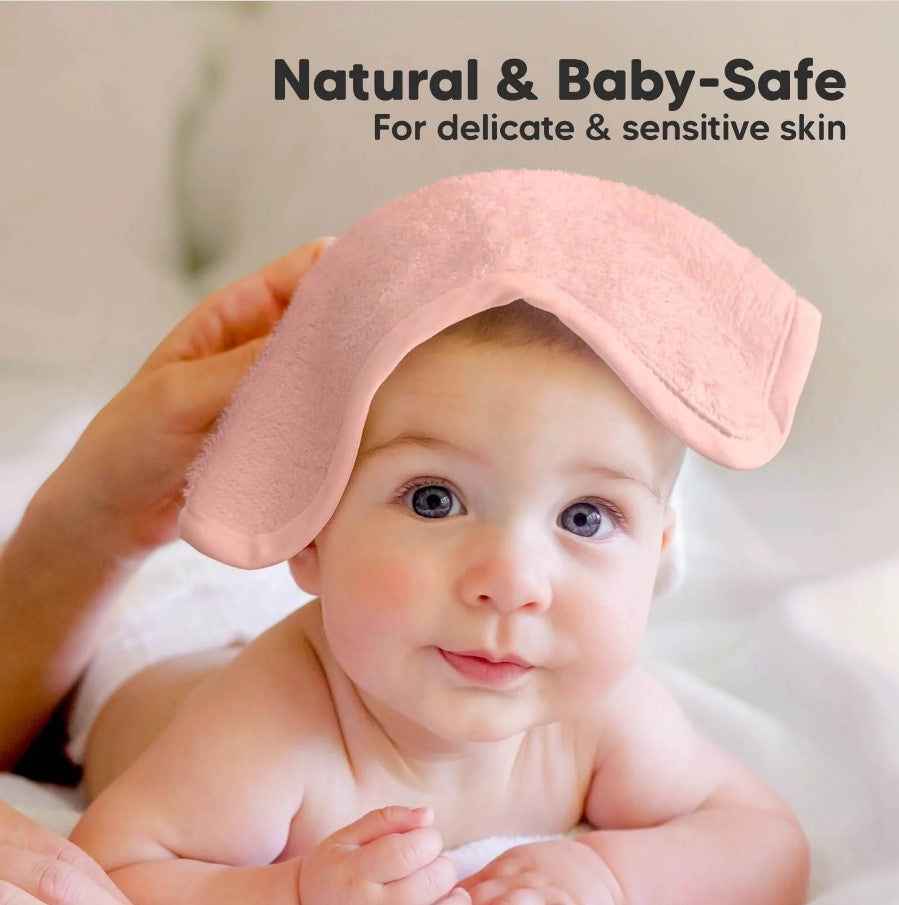 Kърпи От Органичен Бамбук 6 бр Розови KeaBabies