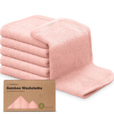 Prosoape din bambus organic 6 buc Pink KeaBabies