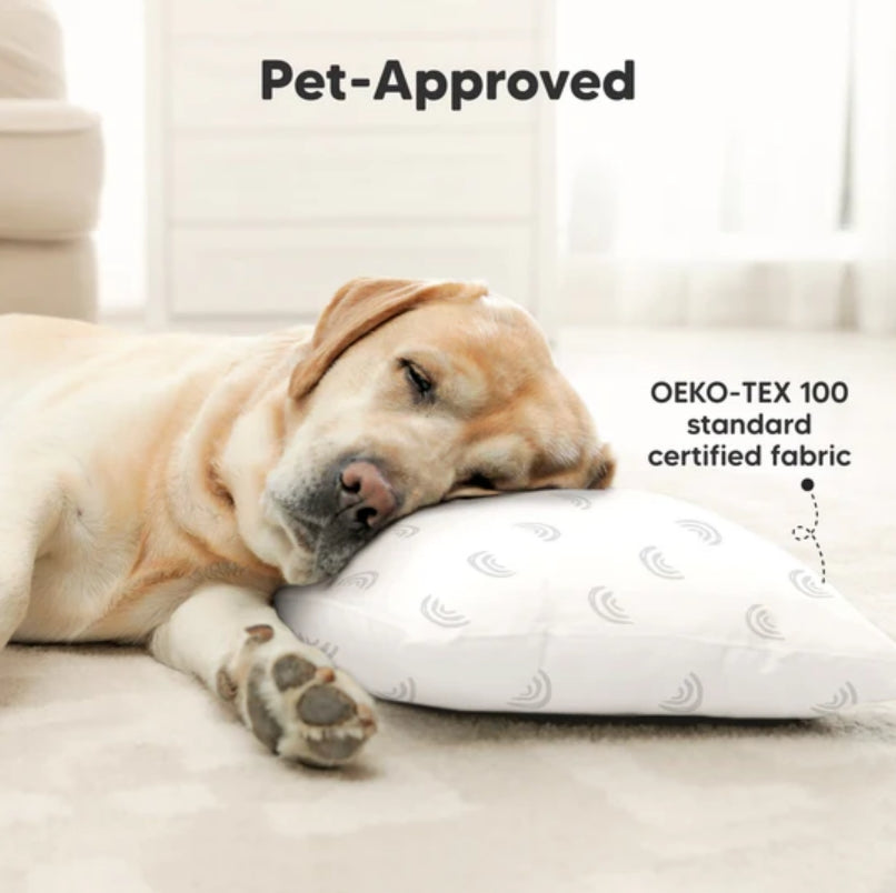 Детска Ергономична Възглавница 33х46см Бяла/Сива 2бр KeaBabies