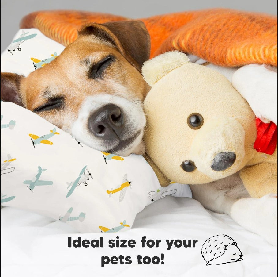 Perna Ergonomica Copii 35x51cm Avioane KeaBabies