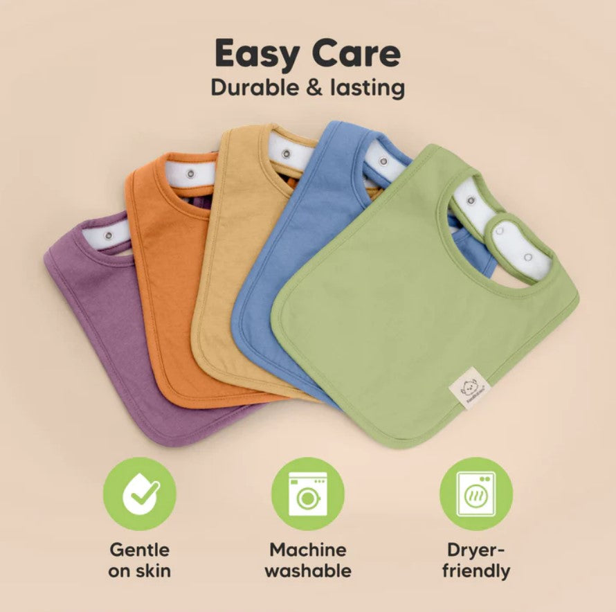 Bavete din bumbac organic 8 buc. KeaBabies