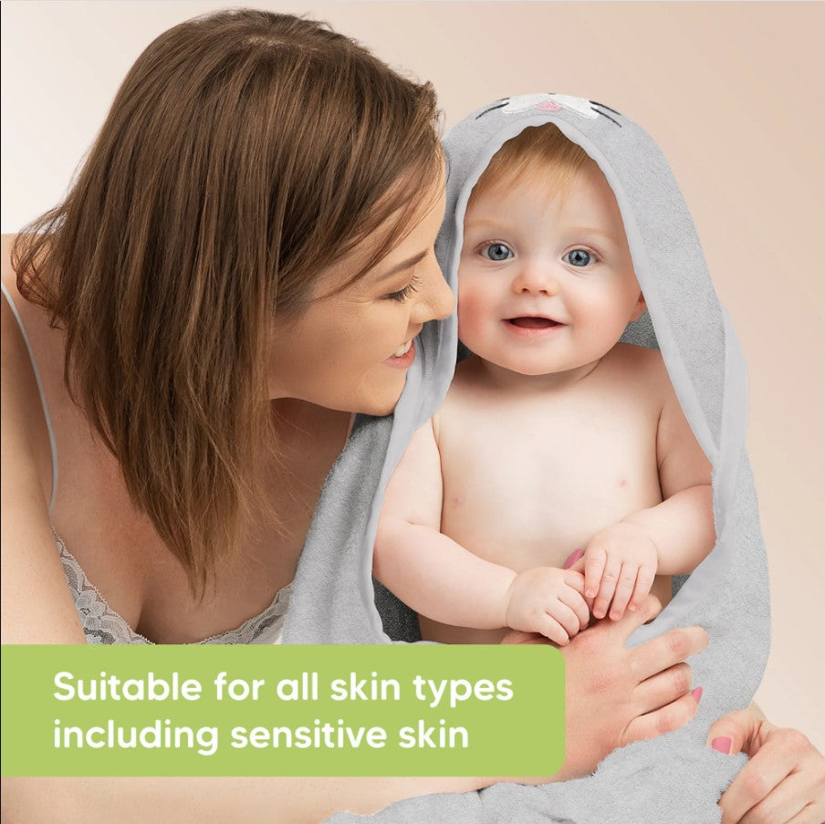 Бебешка Хавлия с качулка От Органичен Бамбук Тюленче KeaBabies