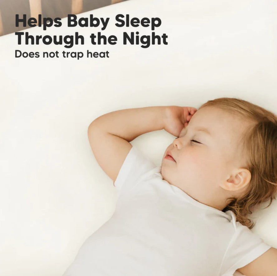 Чаршафи от Органичен Бамбук За Кошара Next To Me 2бр 66х97см Бежов/Бял Keababies