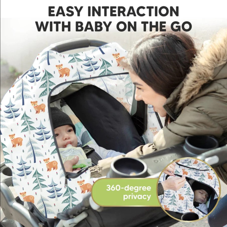 Покривало За Столче За Кола Есенно-Зимно 0-13 кг Елхи KeaBabies