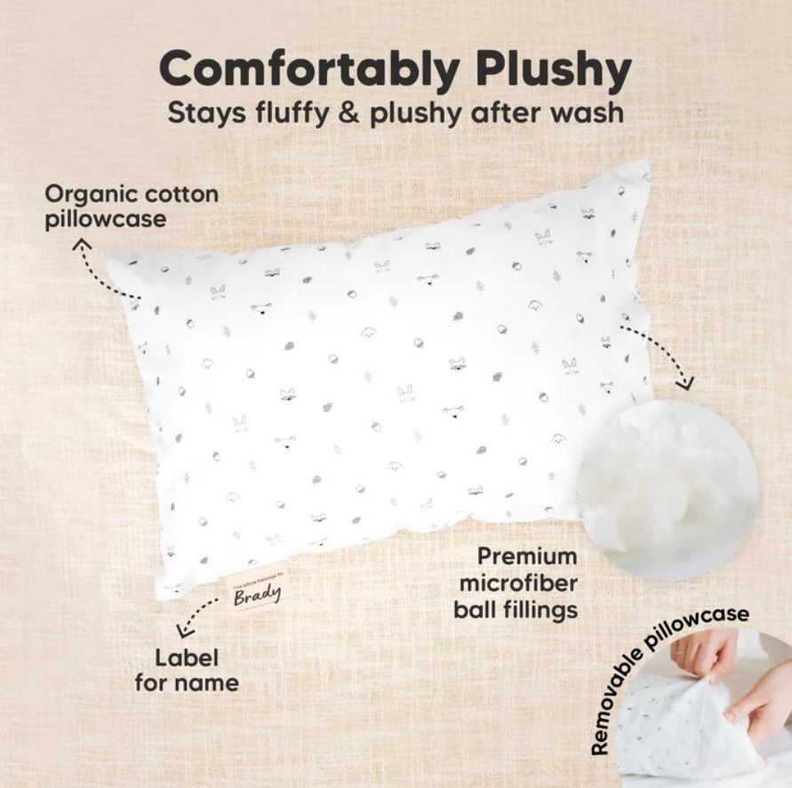 Детска Ергономична Възглавница Мини 23х33см KeaBabies