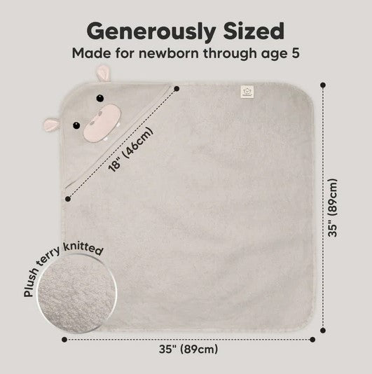 Бебешка Хавлия С Качулка От Органичен Бамбук Хипо Keababies