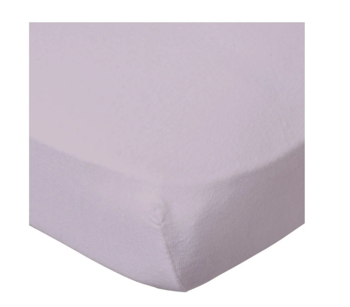 Cearșafuri 2 bucăți 60x120cm 100% bumbac alb/violet Babycalin