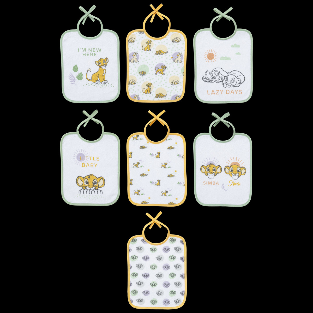 Двупластови Лигавници 7 Броя - Лъвчето Симба Disney Baby