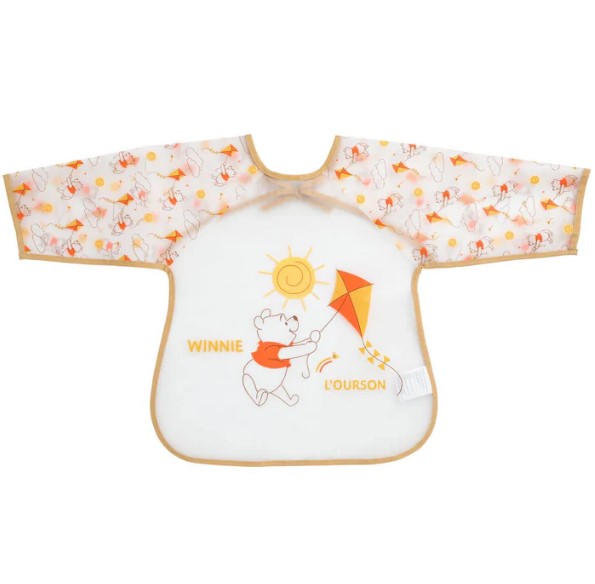 Bavete Impermeabil Cu Maneci Winnie Retro Babycalin 