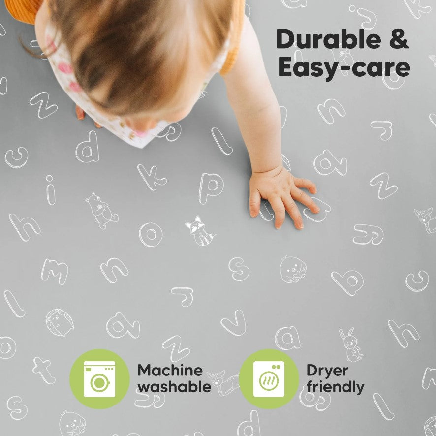 Чаршафи От Органичен Бамбук 2Бр За Кошара Next To Me 66Х97См Сив Kea Babies