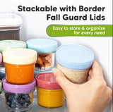 Recipiente din sticlă pentru alimente 60ml 6 bucăți KeaBabies