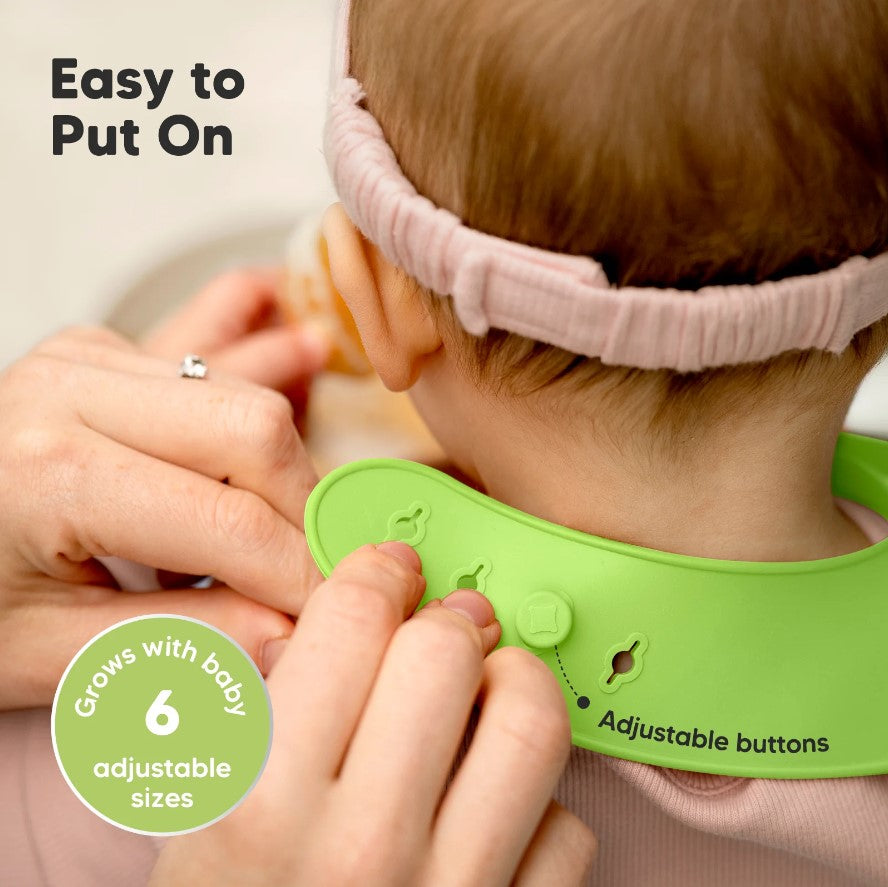 Силиконови Лигавници 2 Броя Син/Зелен KeaBabies